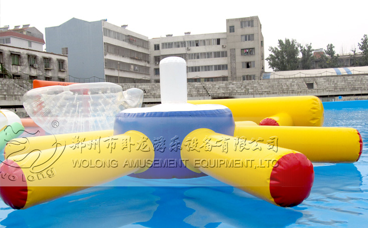 海星圓盤漂浮于水面的趣味五角海星造型水上漂浮物