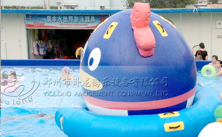 水上陀螺可愛有趣的造型趣味水上漂浮物