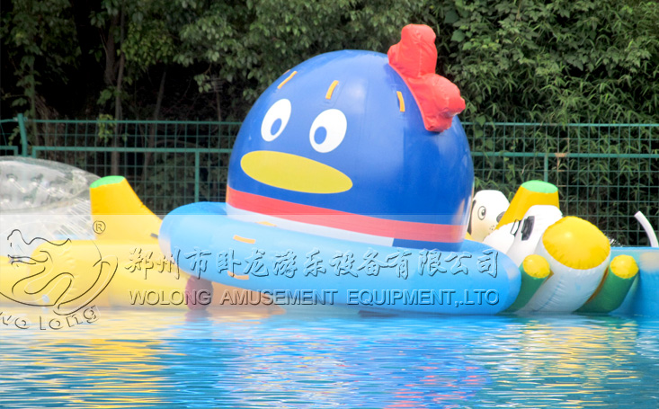 水上陀螺可愛有趣的造型趣味水上漂浮物